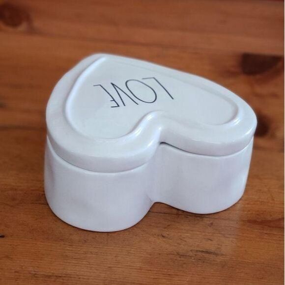 Rae Dunn Artisan Collection "LOVE" Jewelry Box - Picture 2 of 8